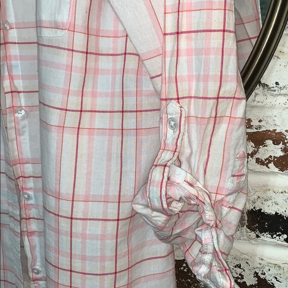 Pink & White Button Down - Picture 9 of 9